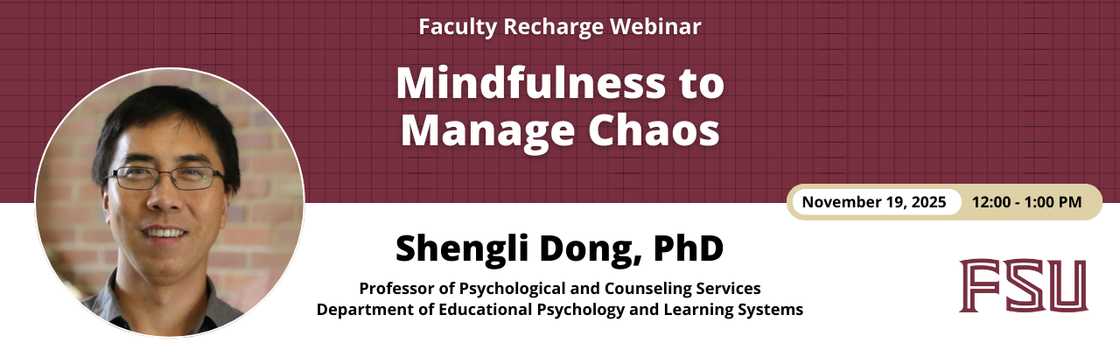 Webinar #5: Mindfulness to Manage Chaos