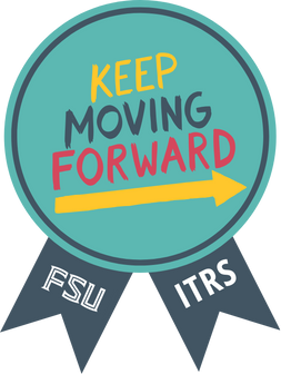 Keep moving forward badge